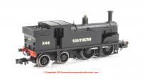 2S-016-007 Dapol M7 0-4-4T Steam Locomotive number 246 in Southern Black livery